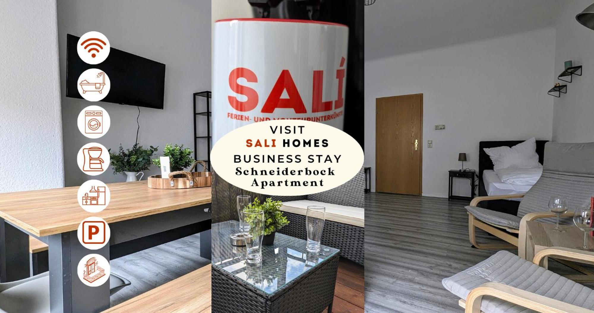 Sali-Homes Boarding Haus Monteur-Wohnungen Balkon Vollkueche Autobahnaehe Markranstaedt Exterior photo